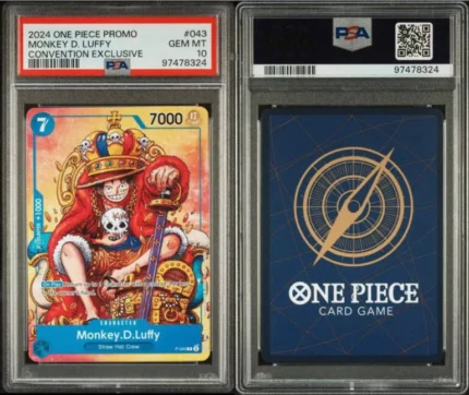 2024 One Piece Promo Monkey D Luffy Convention Exclusive 043 PSA 10 Alt Art Eng