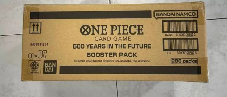 One Piece TCG Case 12x Booster Box 500 YEARS INTO THE FUTURE OP07 English Sealed